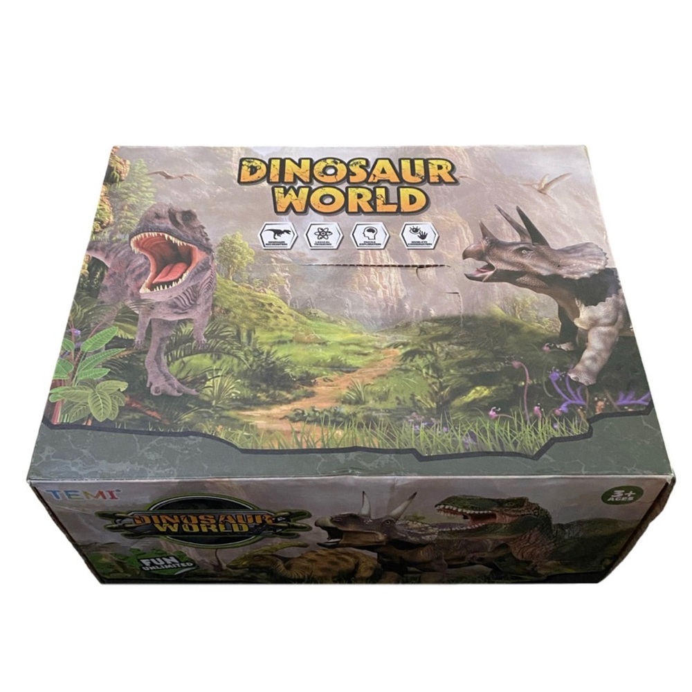 New TEMI Dinosaur World Toy Figure Playset